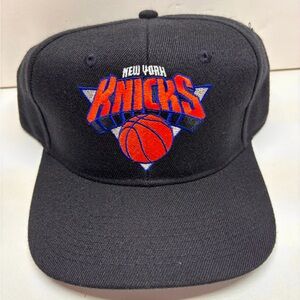 New York Knicks Black and Orange snapback Hat One Size NY Knicks basketball